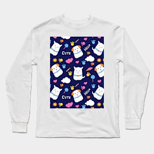 Cute Dog Pattern For Fabric Baby Long Sleeve T-Shirt